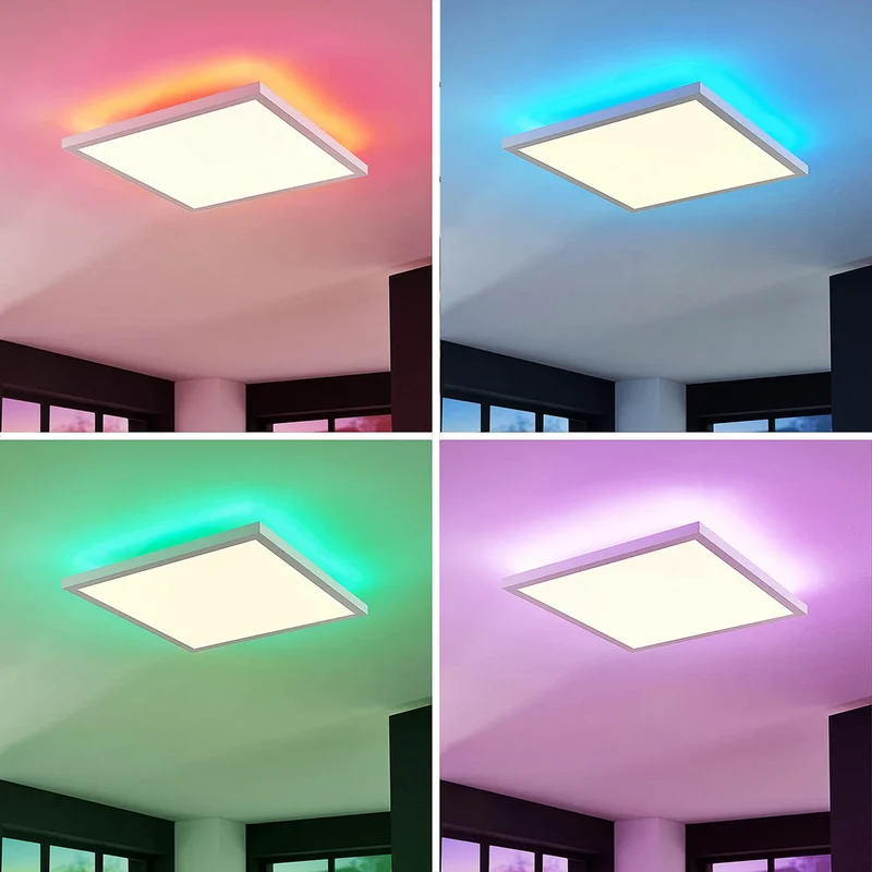 B-Ware Arcchio LED Panel Deckenleuchte Licht weiss Fernbedienung dimmbar multicolour