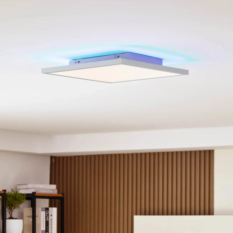 B-Ware Arcchio LED Panel Deckenleuchte Licht weiss Fernbedienung dimmbar multicolour