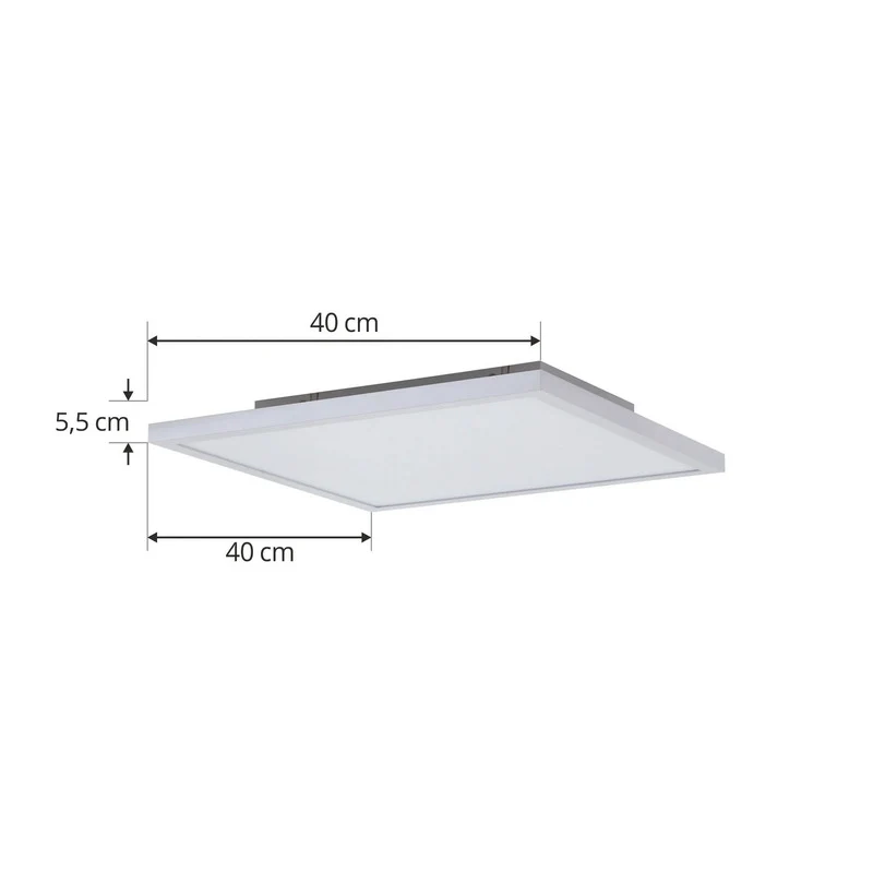 B-Ware Arcchio LED Panel Deckenleuchte Licht weiss Fernbedienung dimmbar multicolour