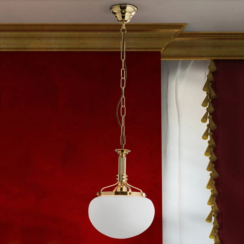 B-Ware Hängeleuchte Delia messing 1-flammig Hängelampe Lampe Leuchte SIEHE TEXT/FOTO