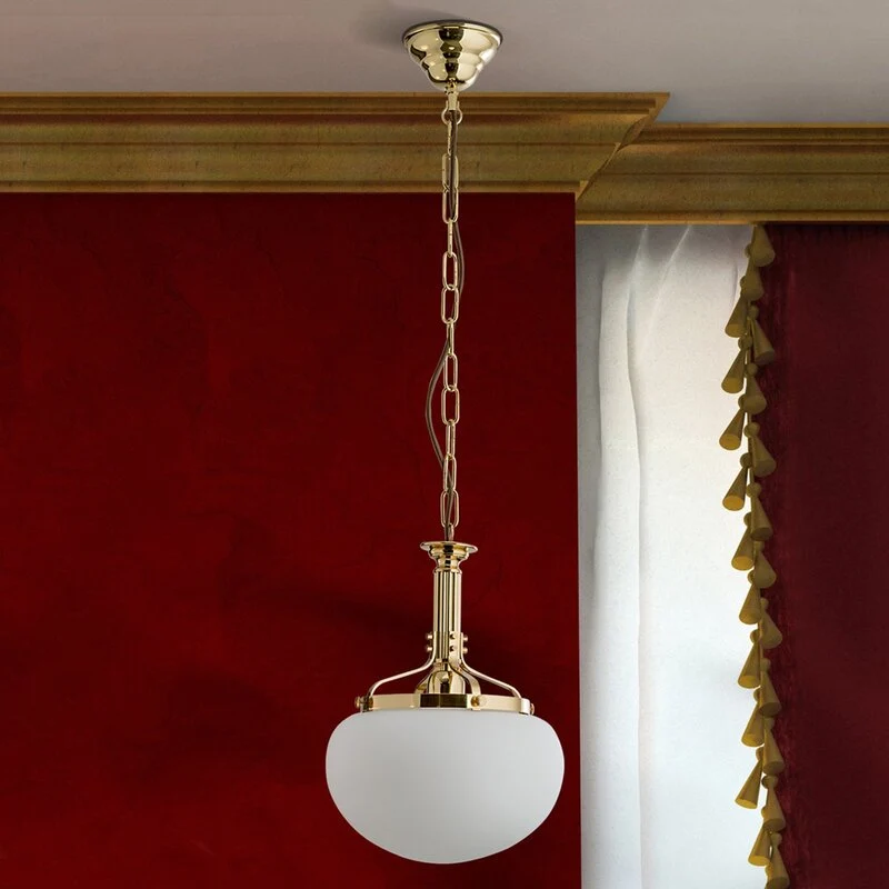 B-Ware Hängeleuchte Delia messing 1-flammig Hängelampe Lampe Leuchte SIEHE TEXT/FOTO
