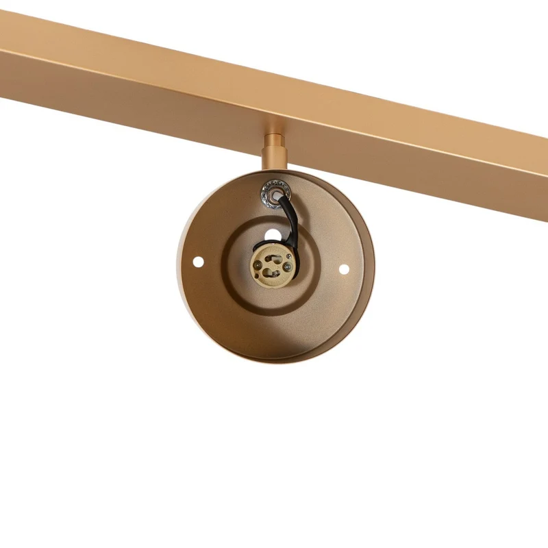 B-Ware Deckenspot Chloe verstellbar dreiflammig gold Deckenlampe Deckenleuchte Spot
