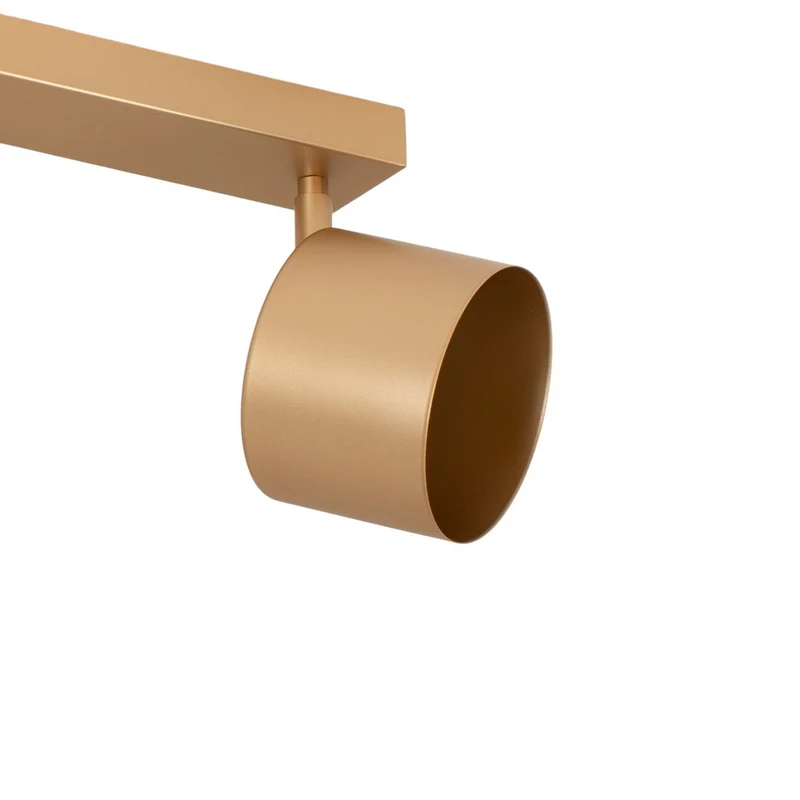 B-Ware Deckenspot Chloe verstellbar dreiflammig gold Deckenlampe Deckenleuchte Spot