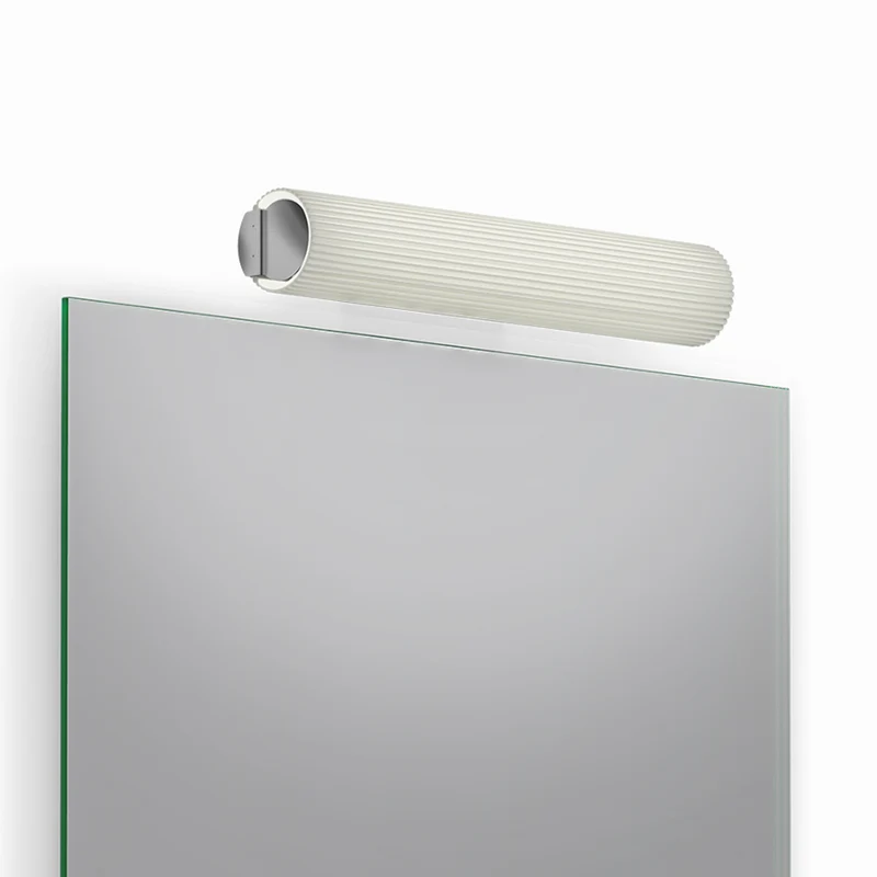 B-Ware Decor Walther Wandleuchte Ray LED chrom Messing Glas dimmbar Warmweiß 47cm