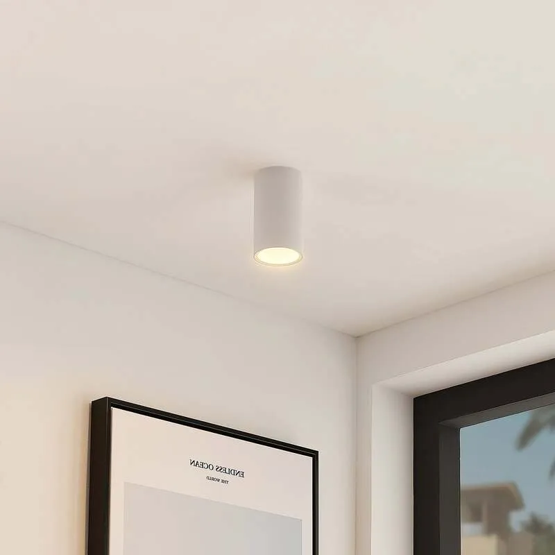 B-Ware Arcchio Downlight Einbauspot Olivir weiß Metall GU10 IP44 6cm rund 2 STÜCK