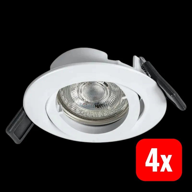 B-Ware LEDVANCE Einbauleuchte Deckenstrahler Recess Twistlock LED weiß 4 STÜCK