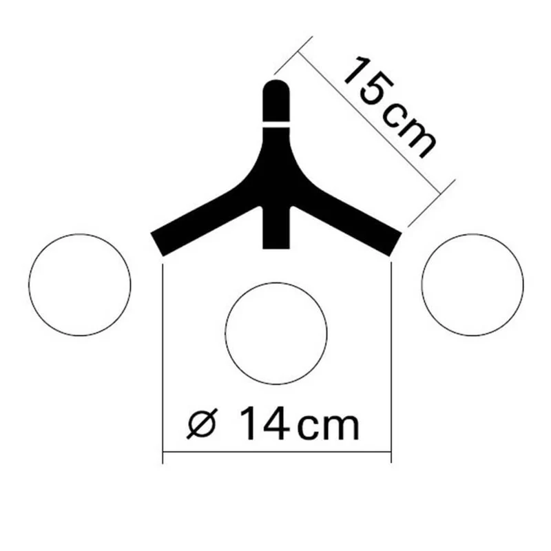 DNA Single-3 Pendellampe Schwarz