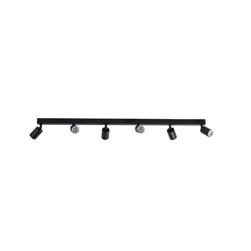 B-Ware TK Lighting Deckenstrahler Top, schwarz, 127 cm, 6-flg., Metall, GU10259
