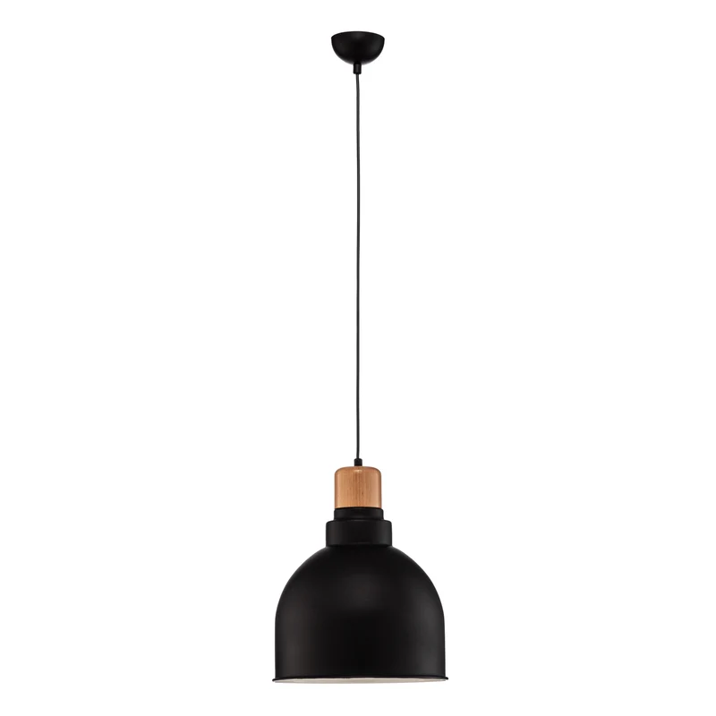 B-Ware Avonni Hängeleuchte AV-4100-A2-BSY-30 mit Holzdetail Lampe Leuchte Spot Licht