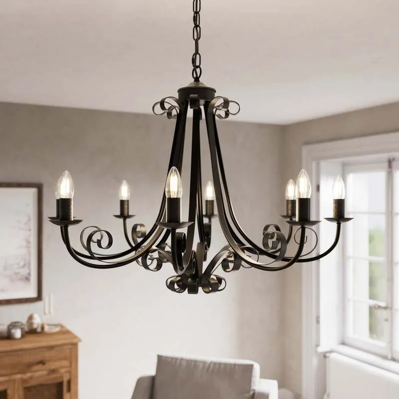 B-Ware Lindby Scaleria Kronleuchter Hängeleuchte Pendelleuchte Lampe SIEHE TEXT/FOTO