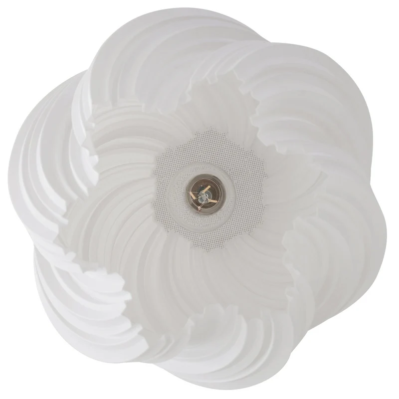 B-Ware Lindby Deckenleuchte Lampe Nuvia weiß 3D Druck Höhe 32 cm Beleuchtung