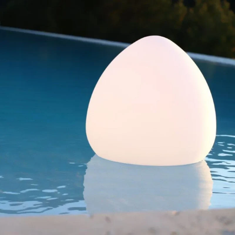 B-Ware Smart and Green Gartenleuchte Gartenlampe Stone XL LED Bluetooth App RGBW weiß