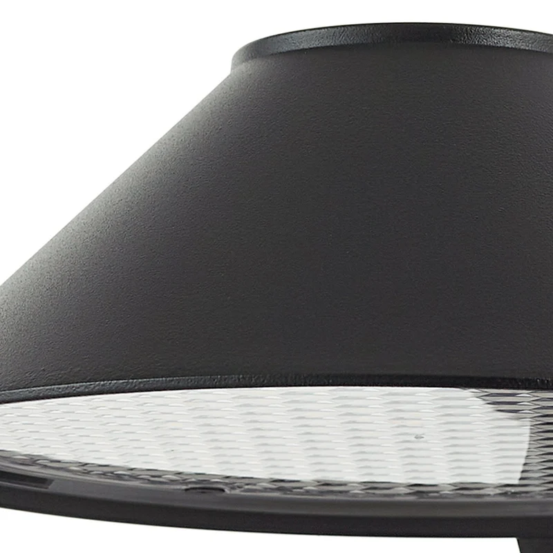 B-Ware Lindby Wandlampe Wandleuchte LED Capelo schwarz Aluminium pulverbeschichtet