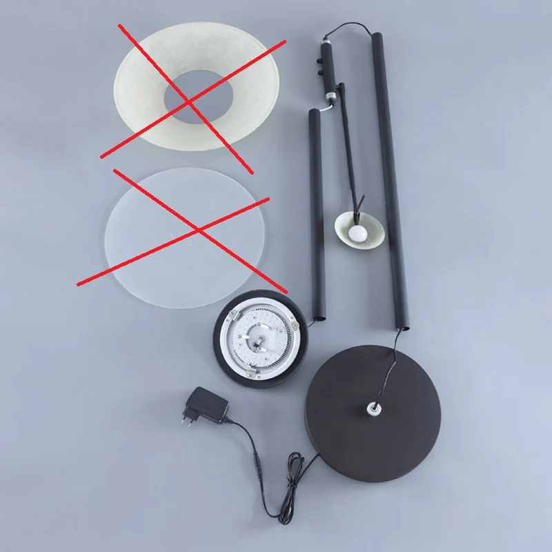 B-Ware Lindby Stehlampe Fluter Leselicht LED Ragna dunkelbraun dimmbar Leselampe Flu597