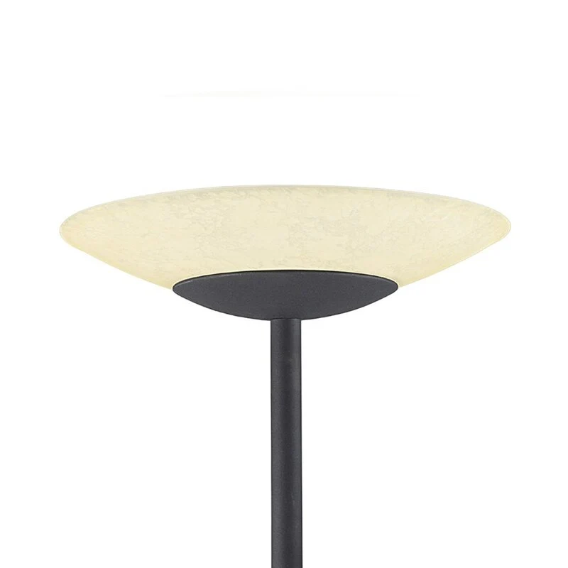 B-Ware Lindby Stehlampe Fluter Leselicht LED Ragna dunkelbraun dimmbar Leselampe Flu597