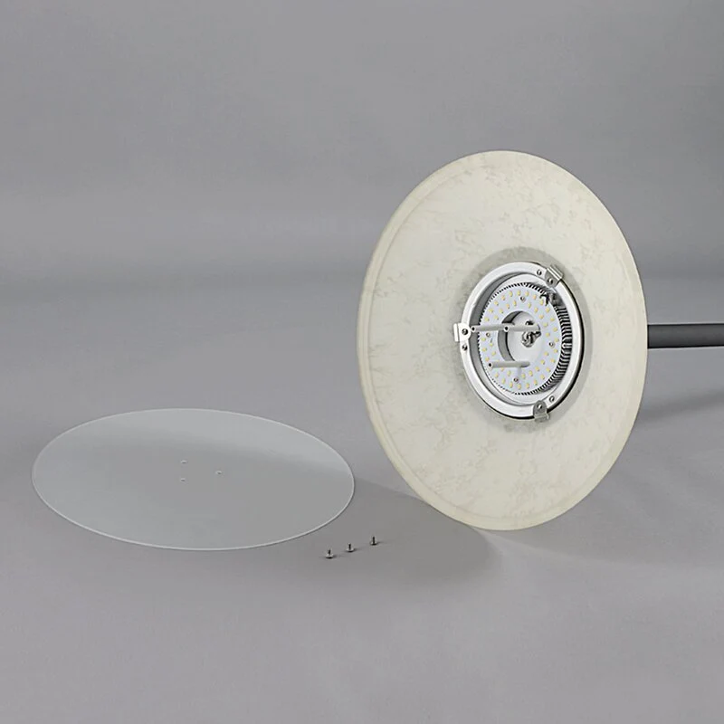 B-Ware Lindby Stehlampe Fluter Leselicht LED Ragna dunkelbraun dimmbar Leselampe Flu597