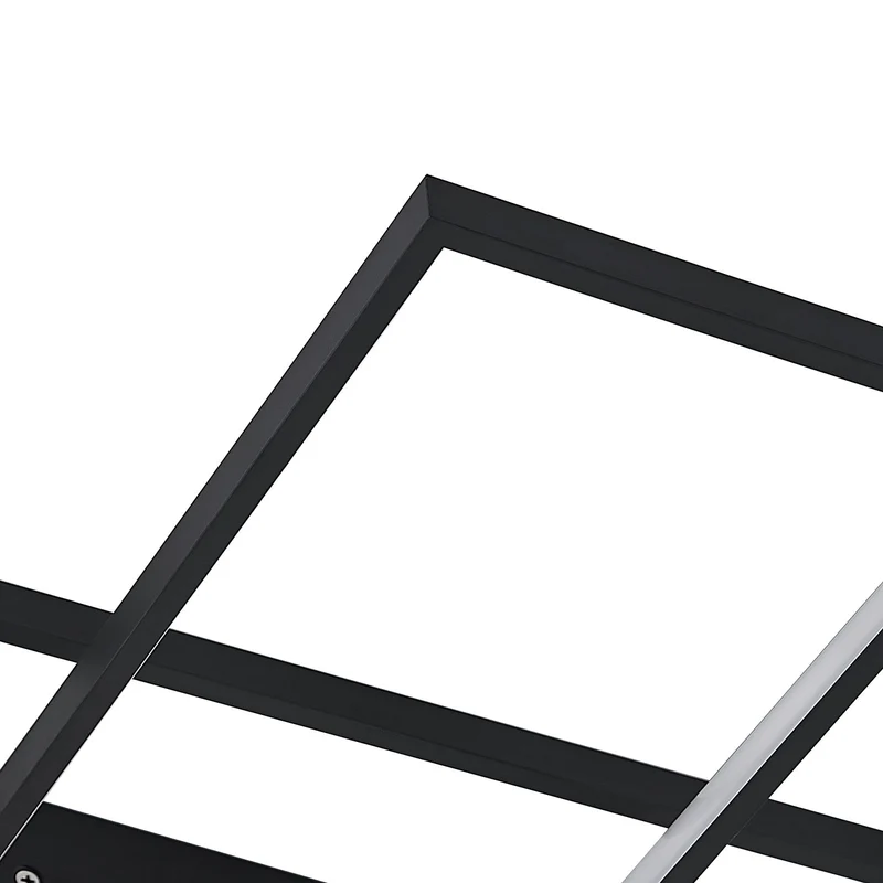B-Ware Lindby Deckenleuchte Lampe LED schwarz Metall dimmbar Tetson