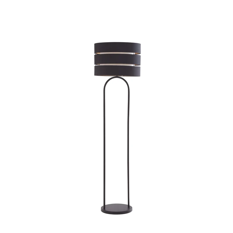 B-Ware Lindby Tsomo Stehleuchte Stehlampe Standleuchte Leuchte Lampe Licht Stoff Ø40 cm