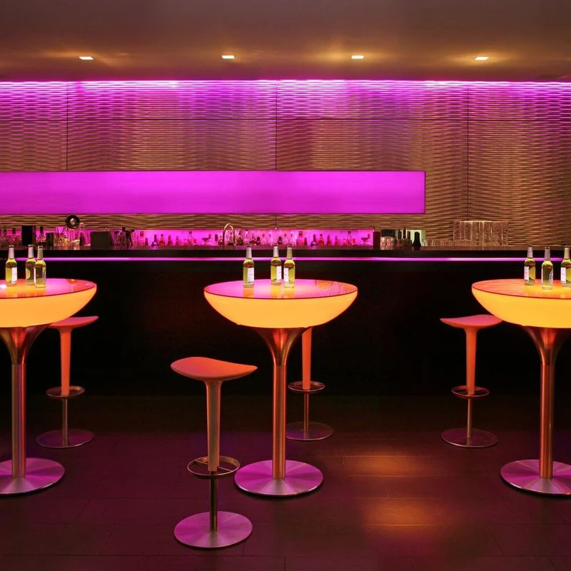 Moree Lounge Table LED Tisch Pro 75cm