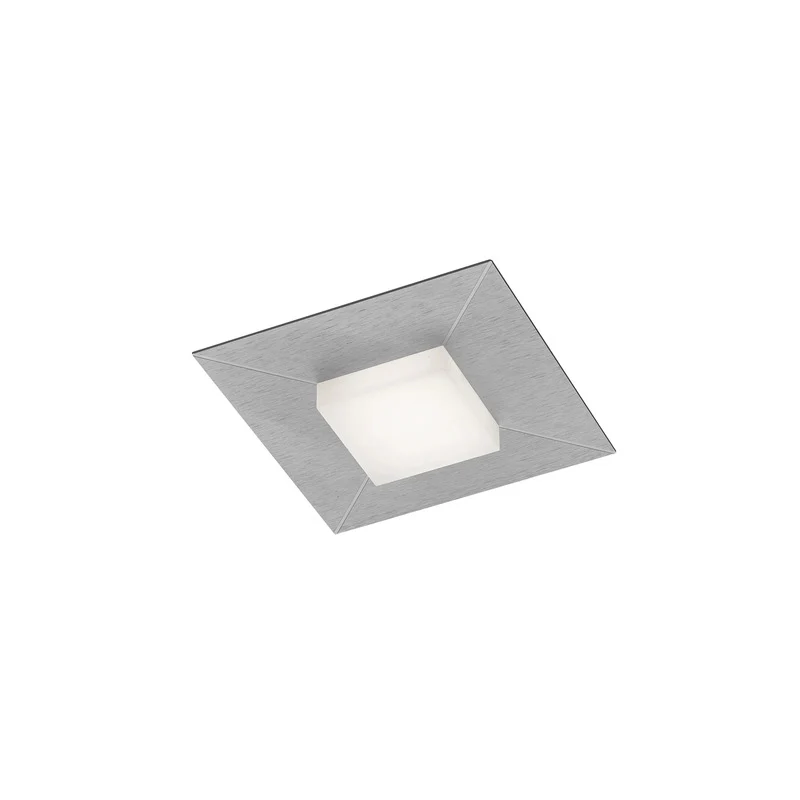 B-Ware BANKAMP Deckenleuchte Lampe Diamond silber Metall Acryl 17x17cm Wohnzimmer