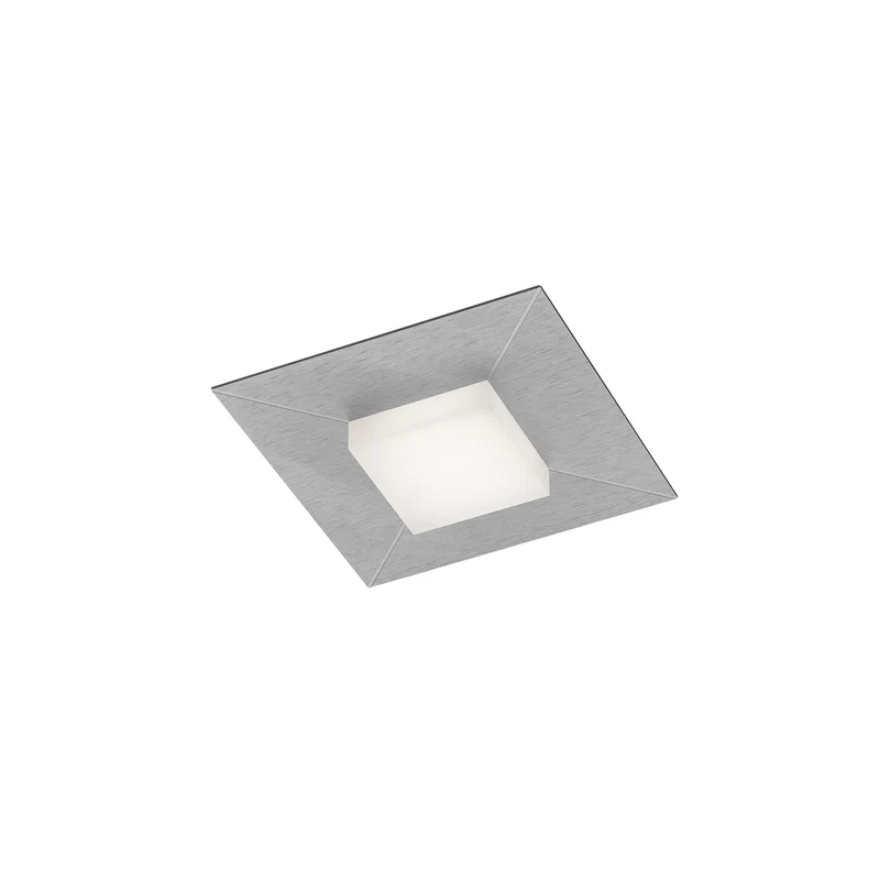 B-Ware BANKAMP Deckenleuchte Lampe Diamond silber Metall Acryl 17x17cm Wohnzimmer