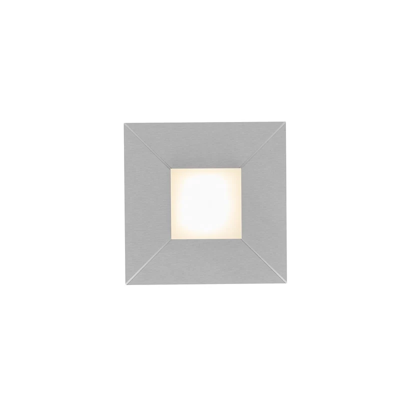 B-Ware BANKAMP Deckenleuchte Lampe Diamond silber Metall Acryl 17x17cm Wohnzimmer