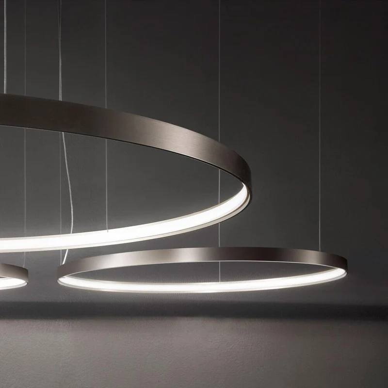 Panzeri Zero Ellipse LED Pendelleuchte oval