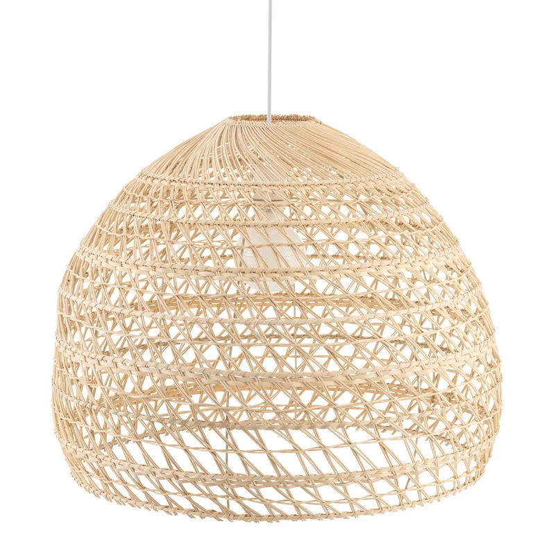 B-Ware Nowodvorski Hängeleuchte Pendelleuchte Lampe Rattan holz Stahl SIEHE TEXT/FOTO