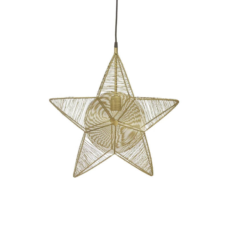 B-Ware PR Home Dekostern Stern Lampe Metall creme Ø50cm Anschlussleitung SIEHE TEXT