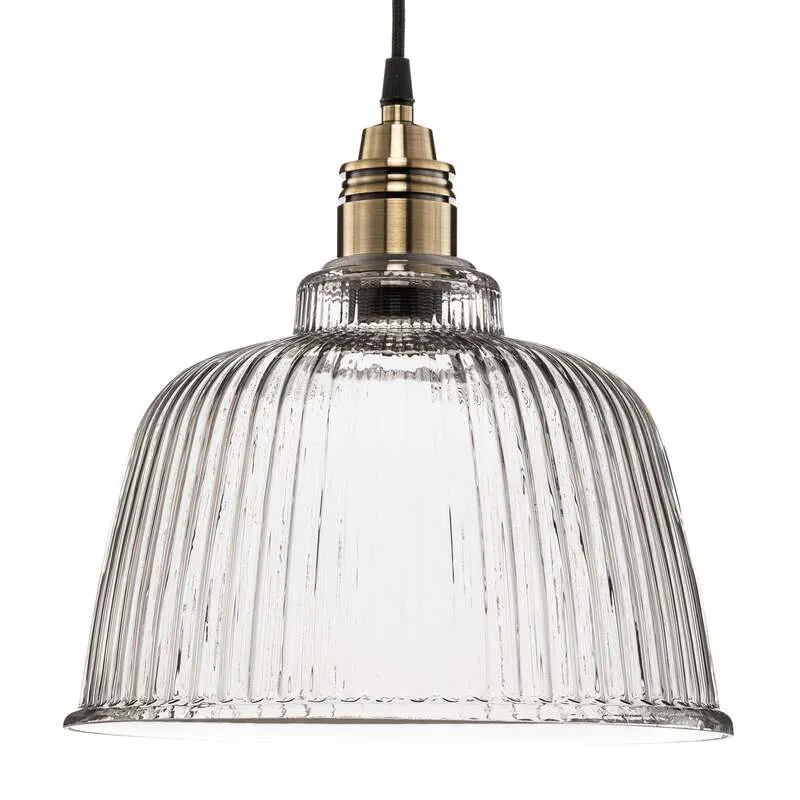 B-Ware Euluna Hängeleuchte Leana Glas klar LED Hängelampe Lampe Leuchte SIEHE TEXT/FOTO