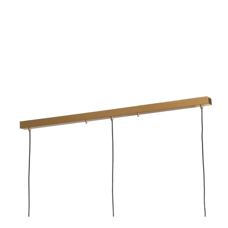 B-Ware Hängeleuchte Muba Pendelleuchte Metall altmessing Lampe 140 cm E27 LED 3-flam842