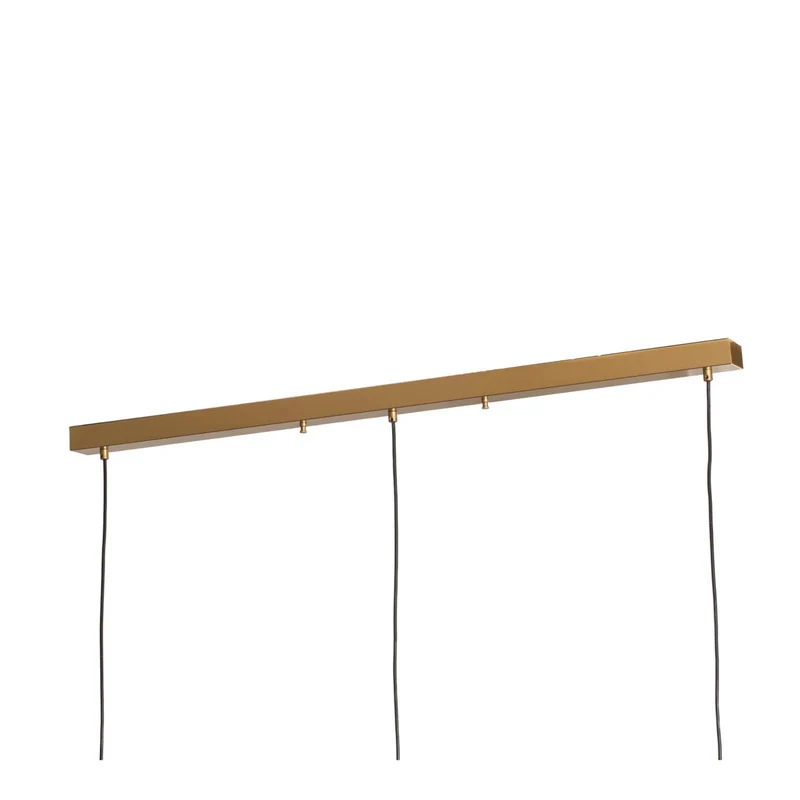 B-Ware Hängeleuchte Muba Pendelleuchte Metall altmessing Lampe 140 cm E27 LED 3-flam842