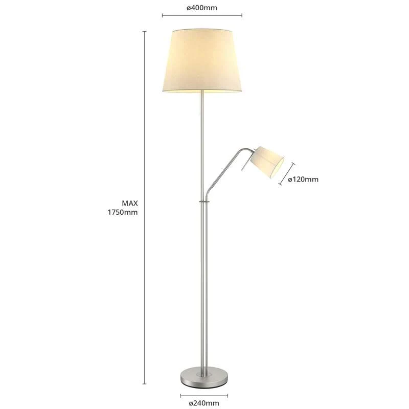B-Ware Lindby Nantwin Stehleuchte Standleuchte Stehlampe Standlampe SIEHE TEXT/FOTO613