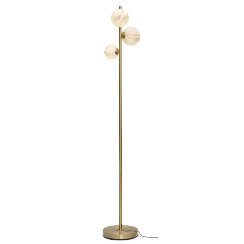 B-Ware IT'S ABOUT ROMI Carrara Stehlampe Stehleuchte Lampe 3-flg marmoriert