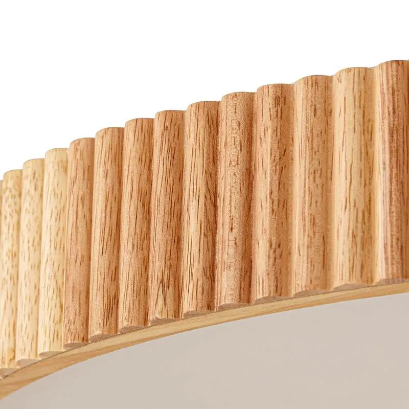 B-Ware Lindby Deckenleuchte Deckenlampe LED Fernbedienung weiß Holz Wohnbereich dimm22