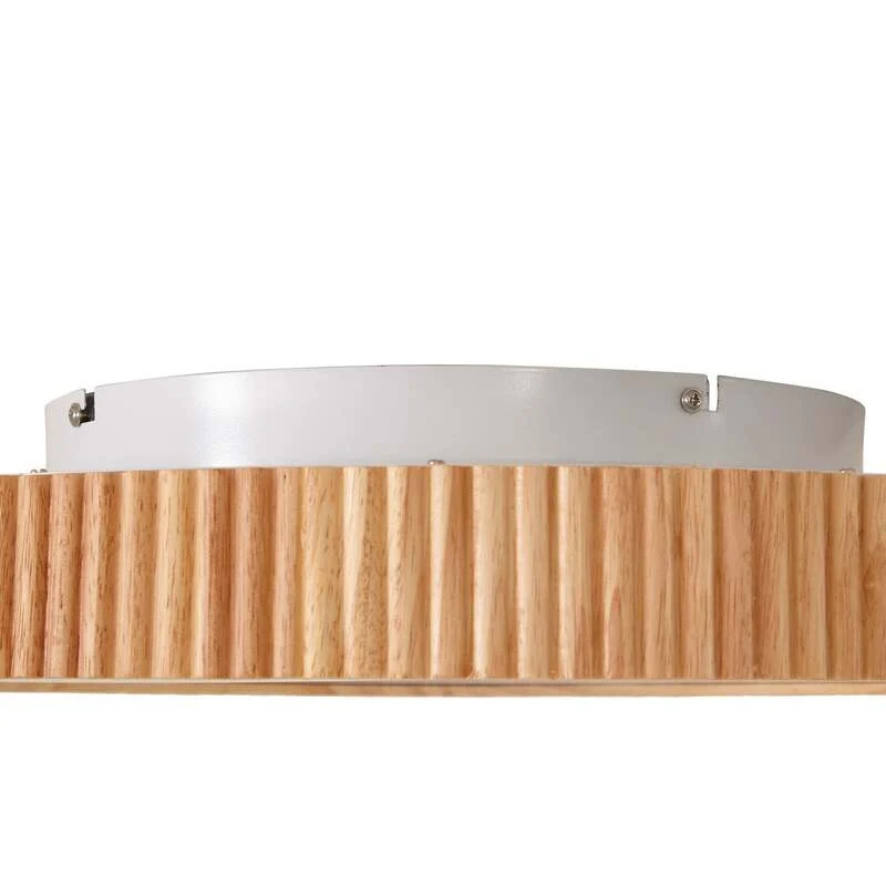 B-Ware Lindby Deckenleuchte Deckenlampe LED Fernbedienung weiß Holz Wohnbereich dimm22