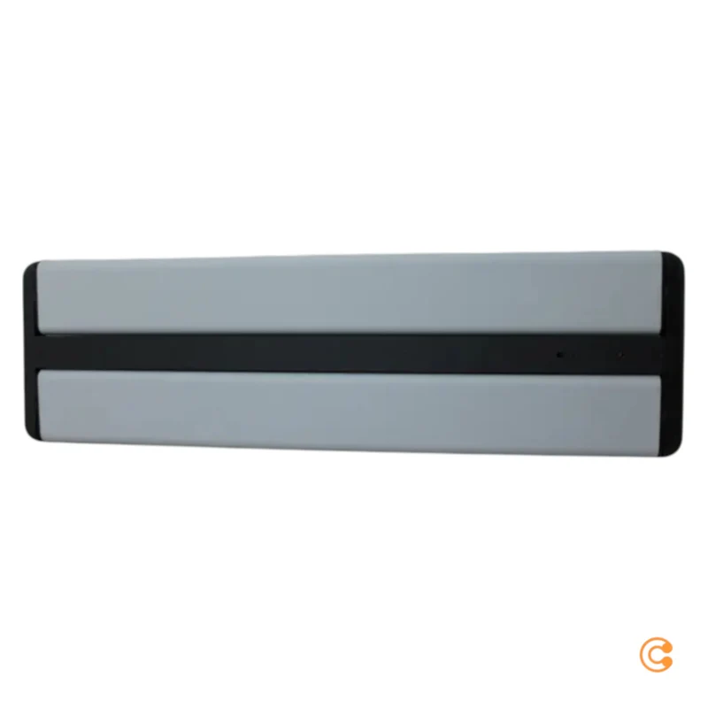 C-Ware Prios Stehleuchte Büro Stehlampe LED silber Aluminium Kunststoff Schalter Dimmer