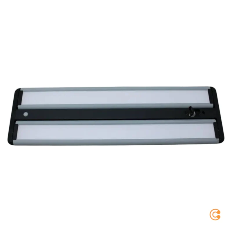 C-Ware Prios Stehleuchte Büro Stehlampe LED silber Aluminium Kunststoff Schalter Dimmer
