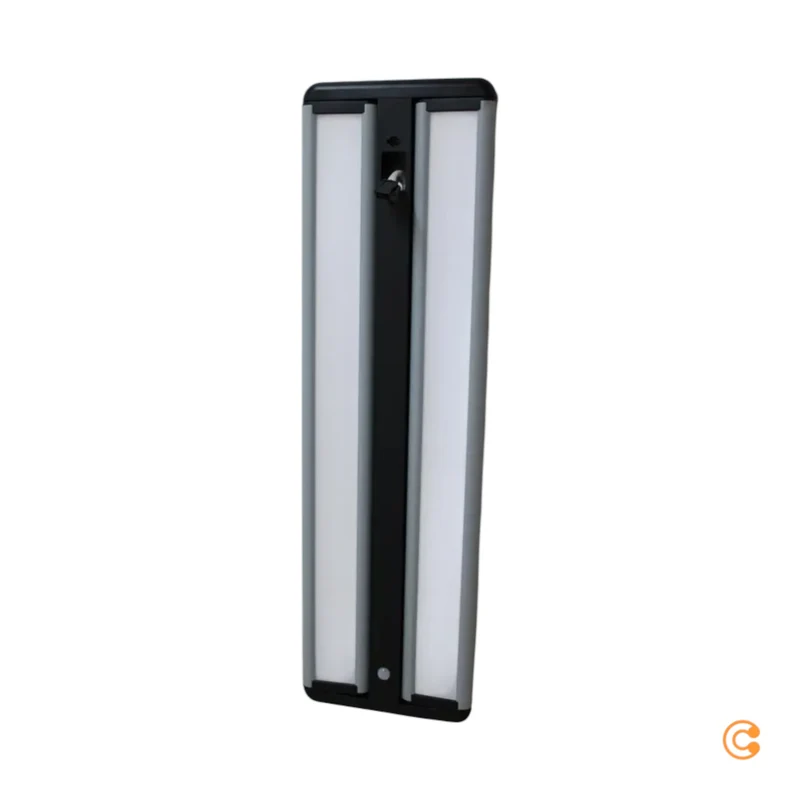 C-Ware Prios Stehleuchte Büro Stehlampe LED silber Aluminium Kunststoff Schalter Dimmer
