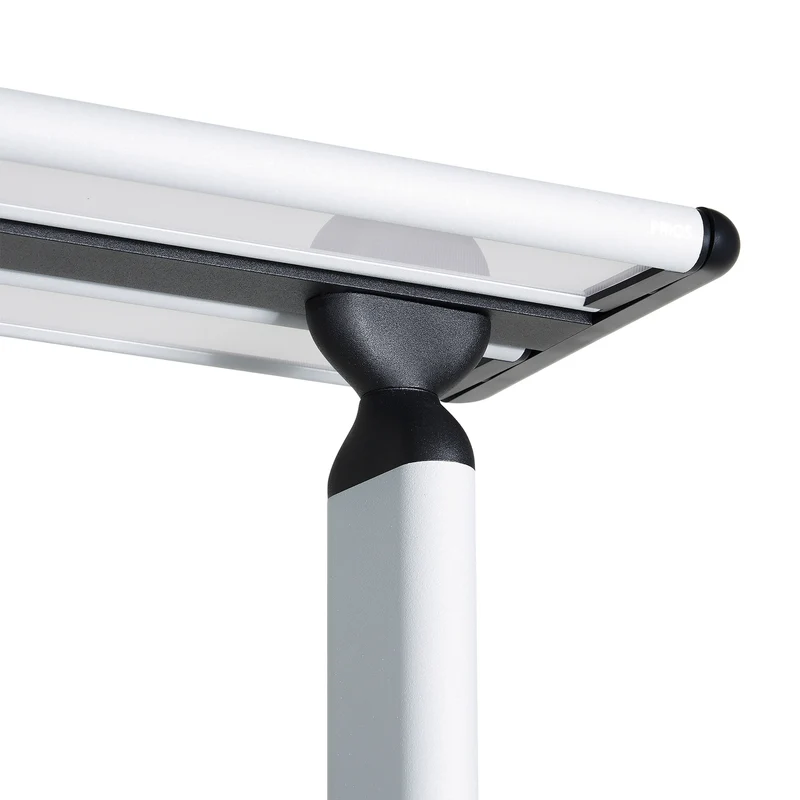 C-Ware Prios Stehleuchte Büro Stehlampe LED silber Aluminium Kunststoff Schalter Dimmer