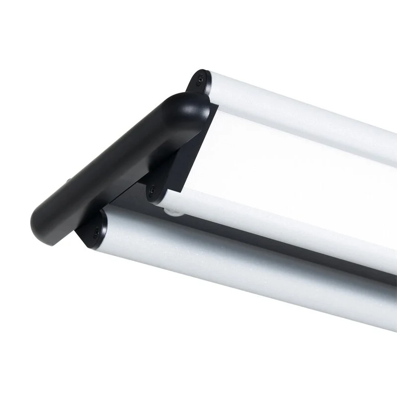 C-Ware Prios Stehleuchte Büro Stehlampe LED silber Aluminium Kunststoff Schalter Dimmer