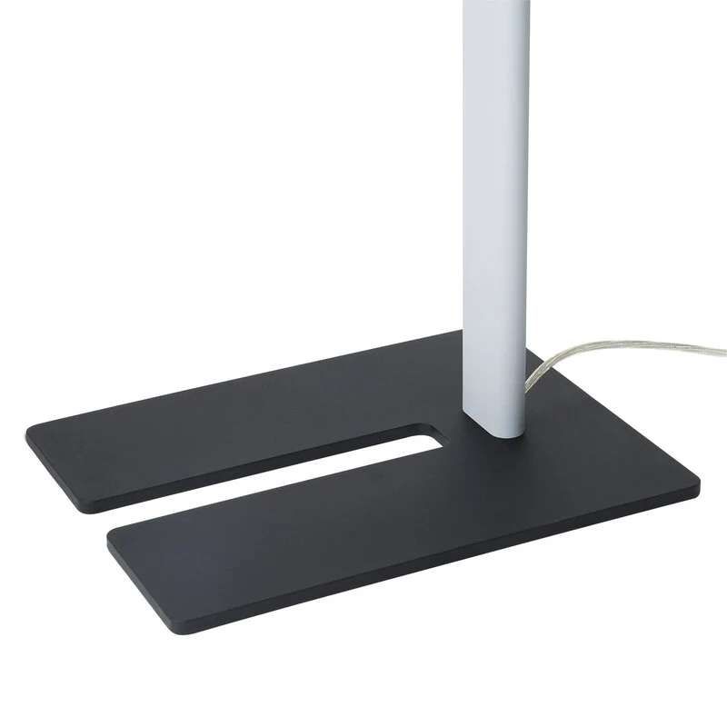 C-Ware Prios Stehleuchte Büro Stehlampe LED silber Aluminium Kunststoff Schalter Dimmer