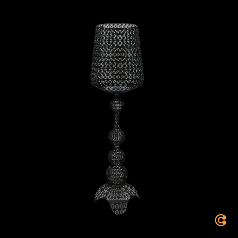 Kartell Kabuki LED-Stehlampe Stehlampe Standleuchte schwarz SIEHE TEXT/FOTO