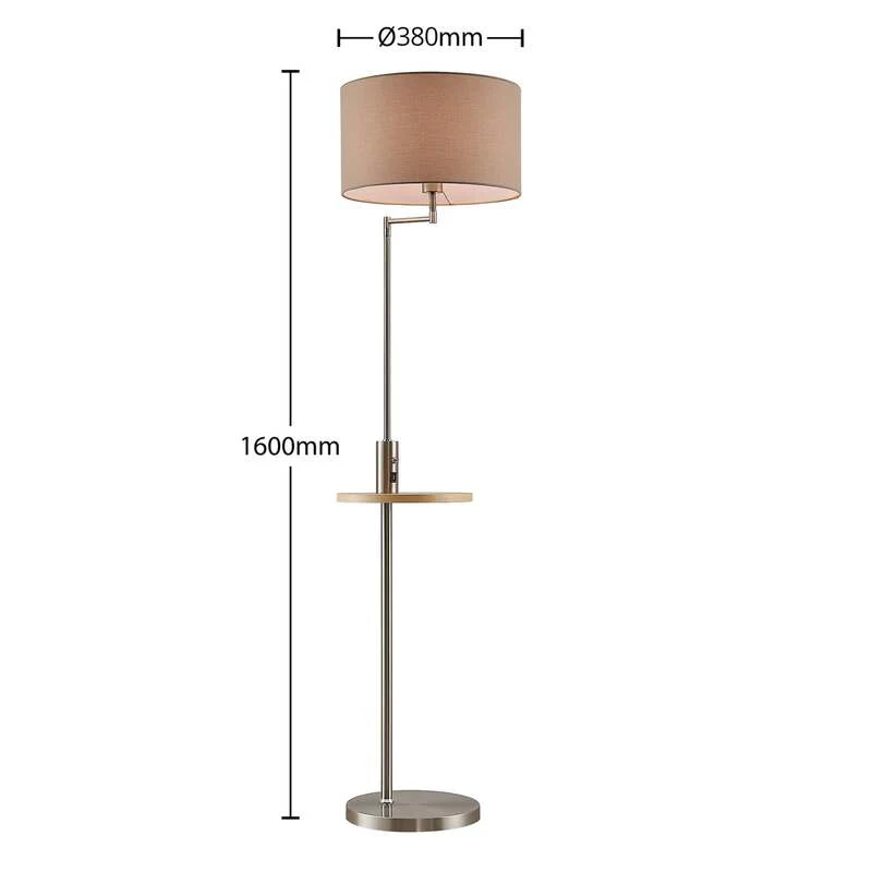 B-Ware Lindby Zinia Stehlampe Ablage USB Standleuchte Stehleuchte E27 SIEHE TEXT/F412