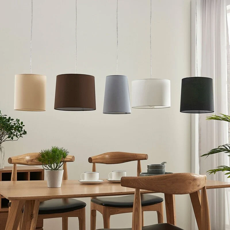 B-Ware Lindby Textilhängeleuchte Hermina Pendelleuchte Deckenlampe SIEHE TEXT/FOTO