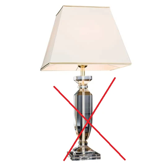 B-Ware Orion Tischlampe Tischlampe Lampe Bürolampe Kristall gold/creme SIEHE TEXT/FOTO