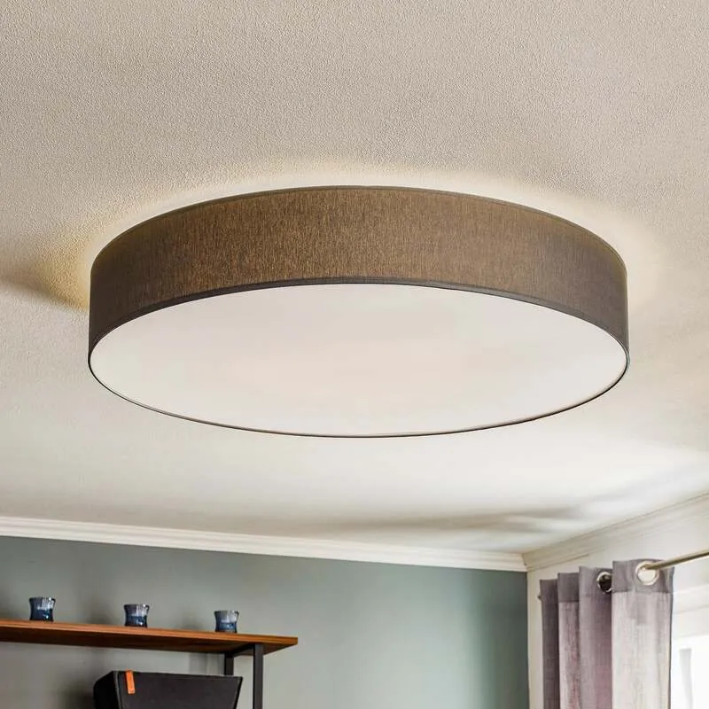 TK Lighting Deckenleuchte Rondo LED Deckenlampe grau Ø 80cm SIEHE TEXT/FOTO
