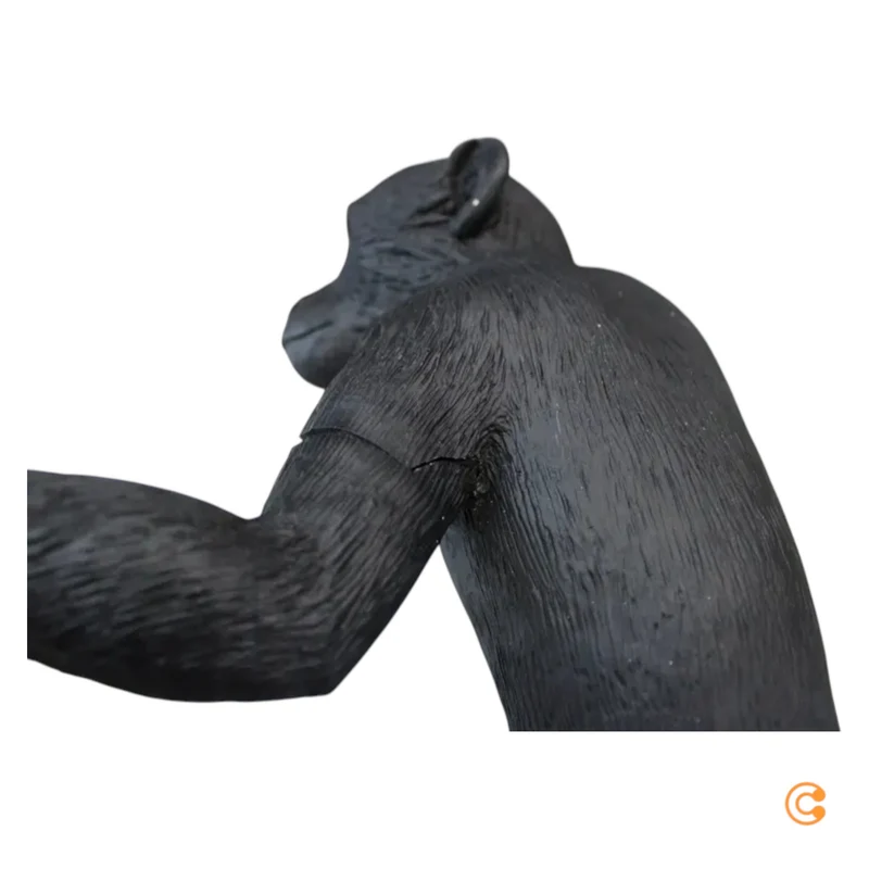 SELETTI Lampe Leuchte Monkey Lamp LED Hängelampe Hängelicht schwarz Kunstharz