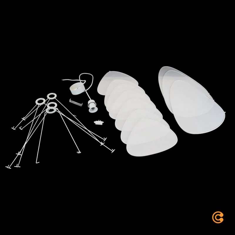 MARKET SET Screen XL Pendelleuchte Hängelampe Lampe E27 weiß SIEHE TEXT/FOTO