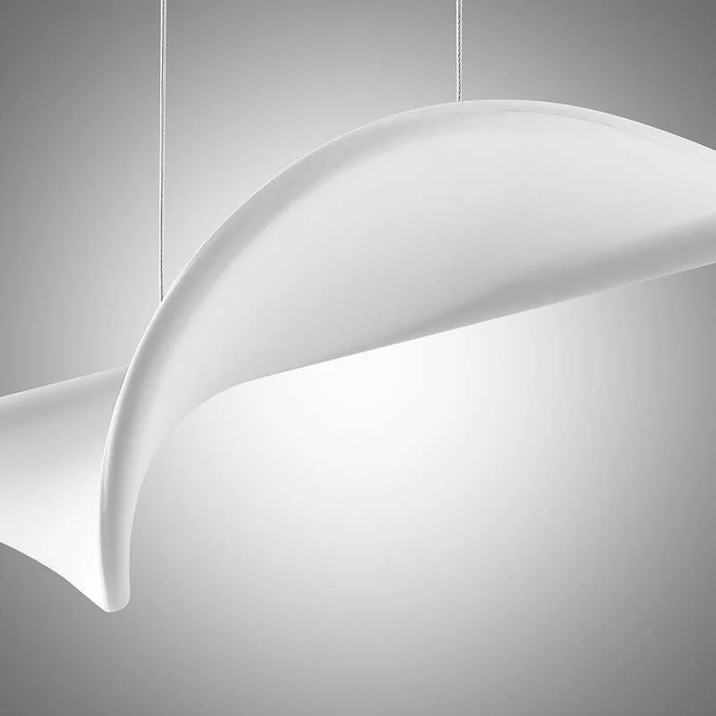 B-Ware Lucande Pendelleuchte Hängeleuchte LED Edano Textil weiß dimmbar149